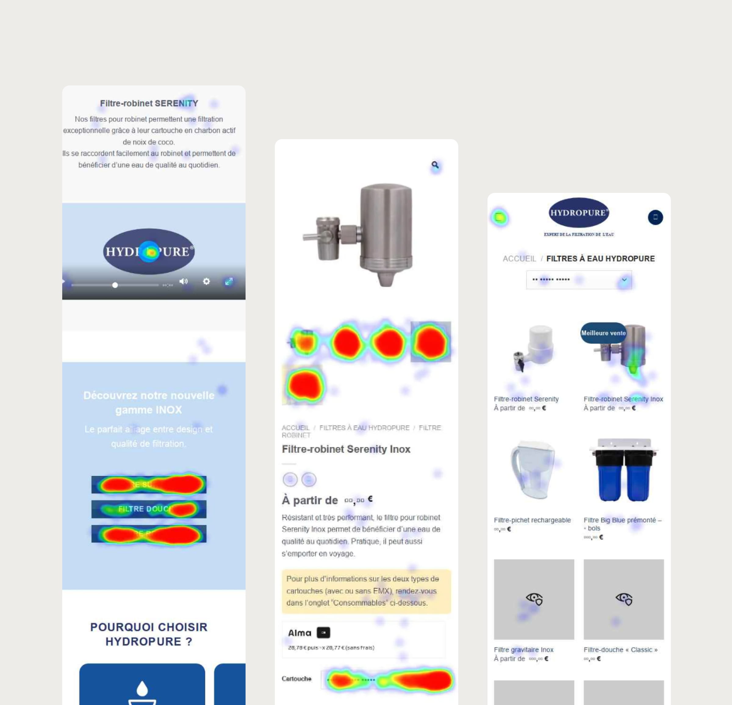 Heatmaps Microsoft Clarity et données Google Analytics